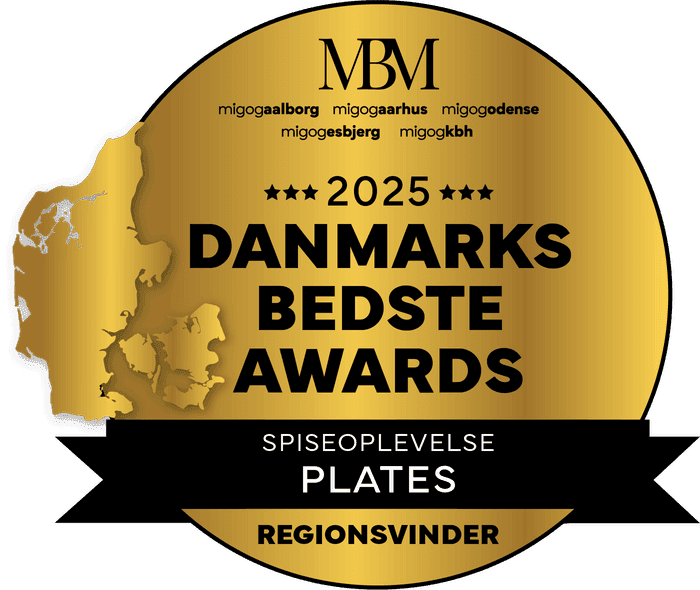 Danmarks Bedste Awards 2025 — regional winner, dining experience